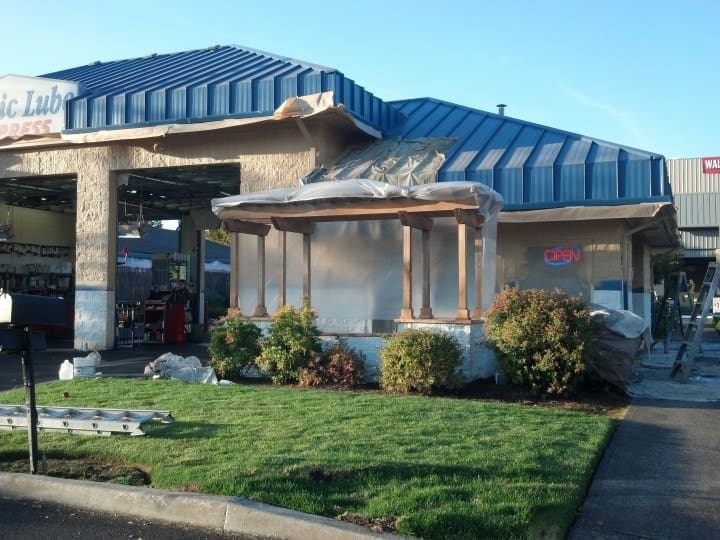 ongoing exterior painting project