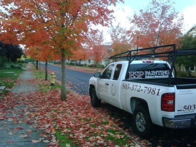 ESP painting company truck