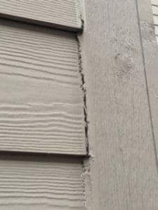 Corner Board Caulking