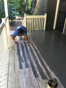 How to Stain or Paint a Deck