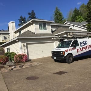 Exterior Garage Door Painting Beaverton
